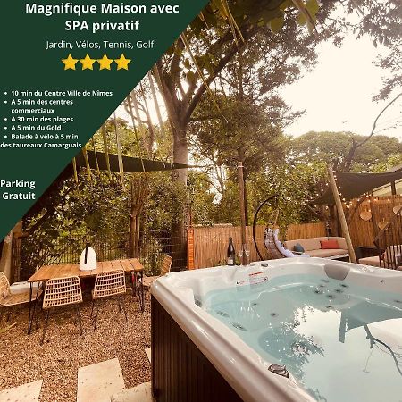 Maison Dans Les Arbres, Spa, Tennis, Parking 尼姆 外观 照片